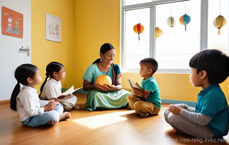 종교적 소수자 보호 방안 - **Prompt:** A thought-provoking image depicting the resilience of religious minorities. A diverse gr...